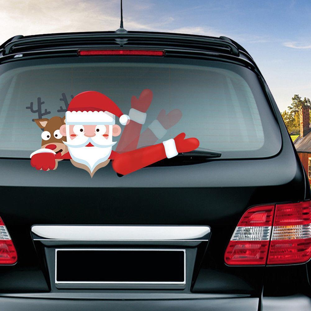 Car Wiper Christmas Decal Stickers