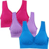 Seamless Push Up Bra Plus Set of 3